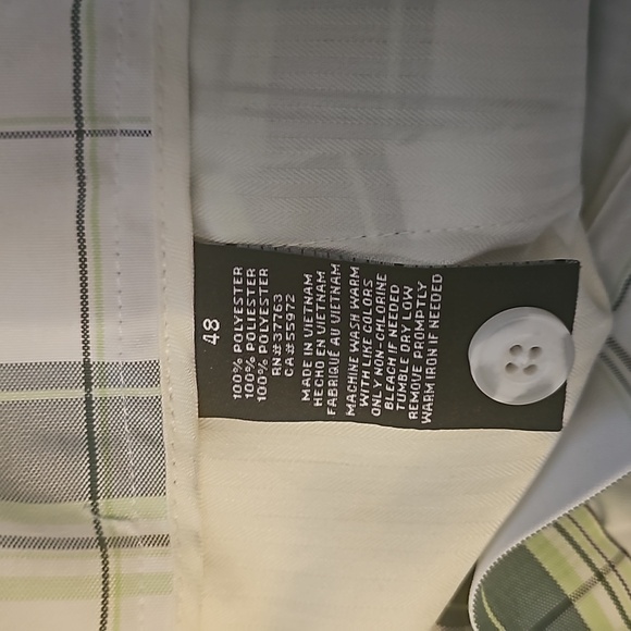 PGA Tour Pro Series Men's Plaid Golf Shorts Size 48 - Picture 6 of 9